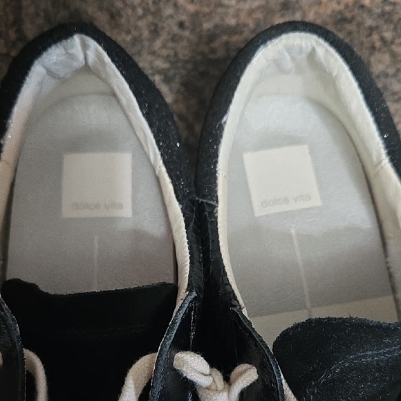 Dolce Vita Black and Tan Women's Sneakers Size 11 Used - Picture 2 of 10